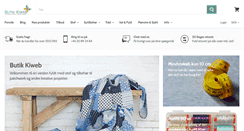 Desktop Screenshot of butik-kiweb.dk